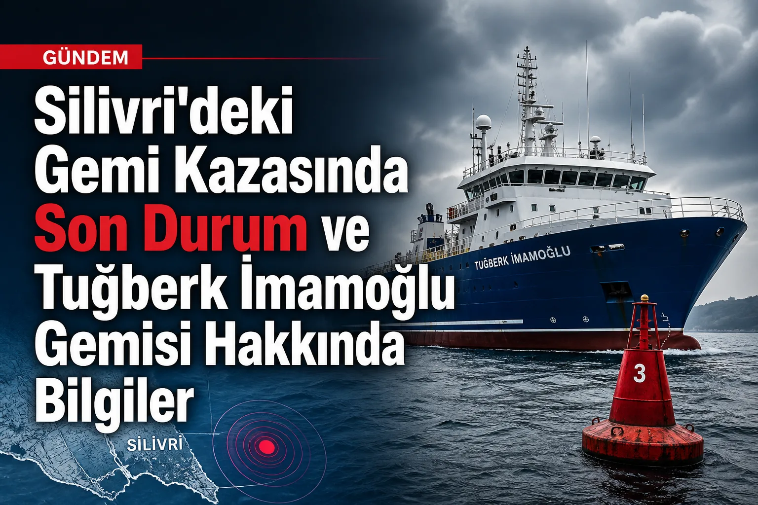 Silivri'deki Gemi Kazasında Son Durum ve Tuğberk İmamoğlu Gemisi Hakkında Bilgiler