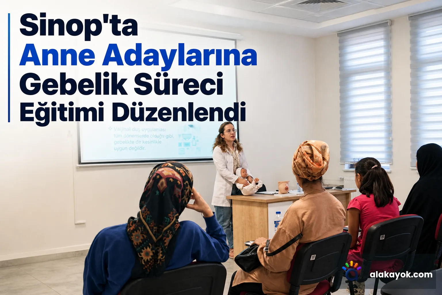 Sinop'ta Anne Adaylarına Gebelik Süreci Eğitimi Düzenlendi