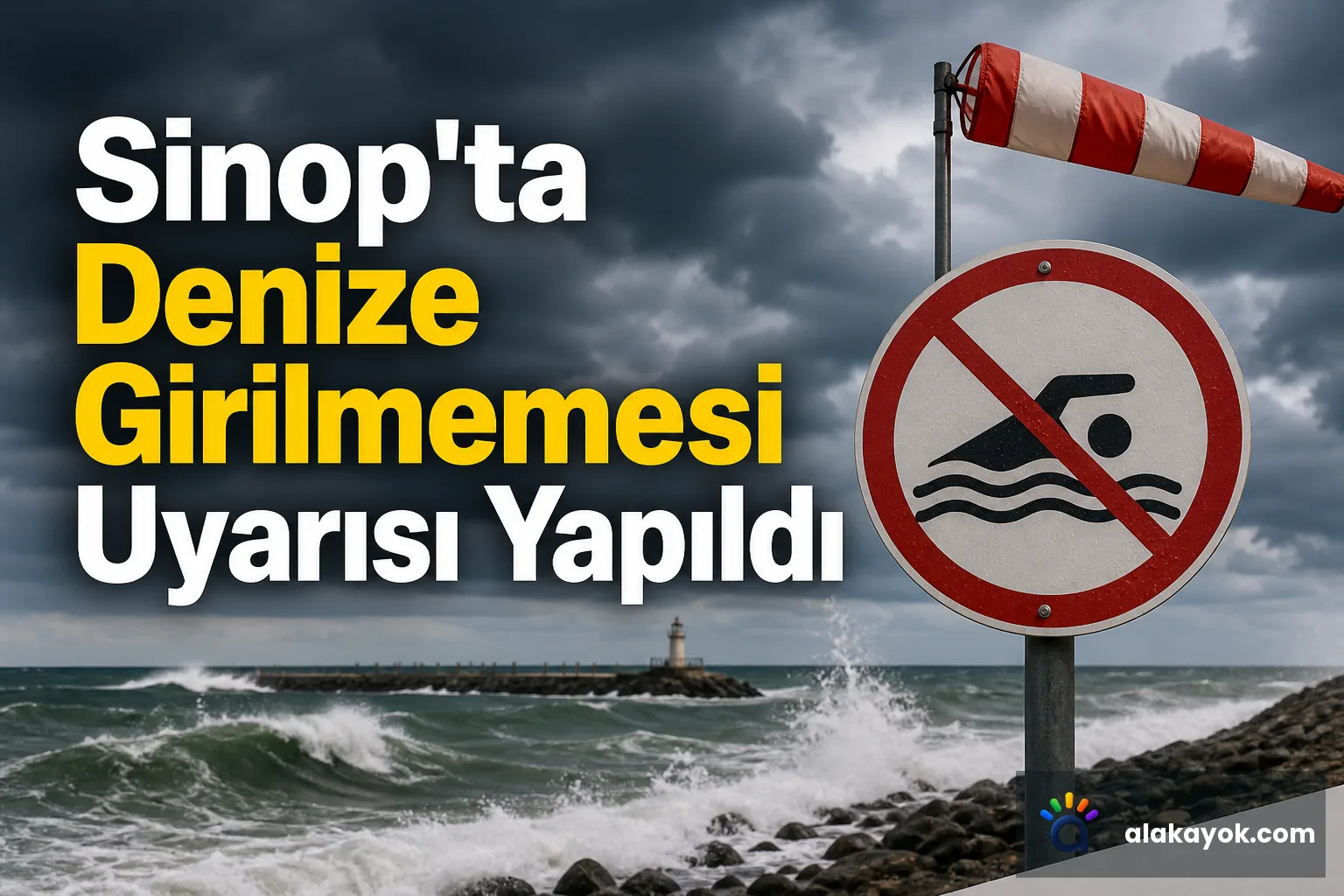 Sinop'ta Denize Girilmemesi Uyarısı Yapıldı