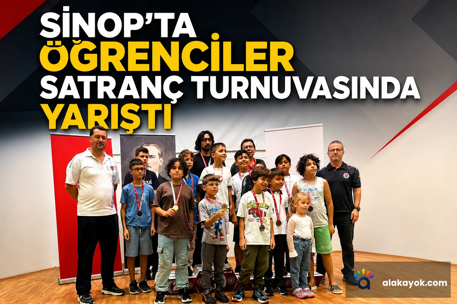 Sinop'ta Öğrenciler Satranç Turnuvasında Yarıştı