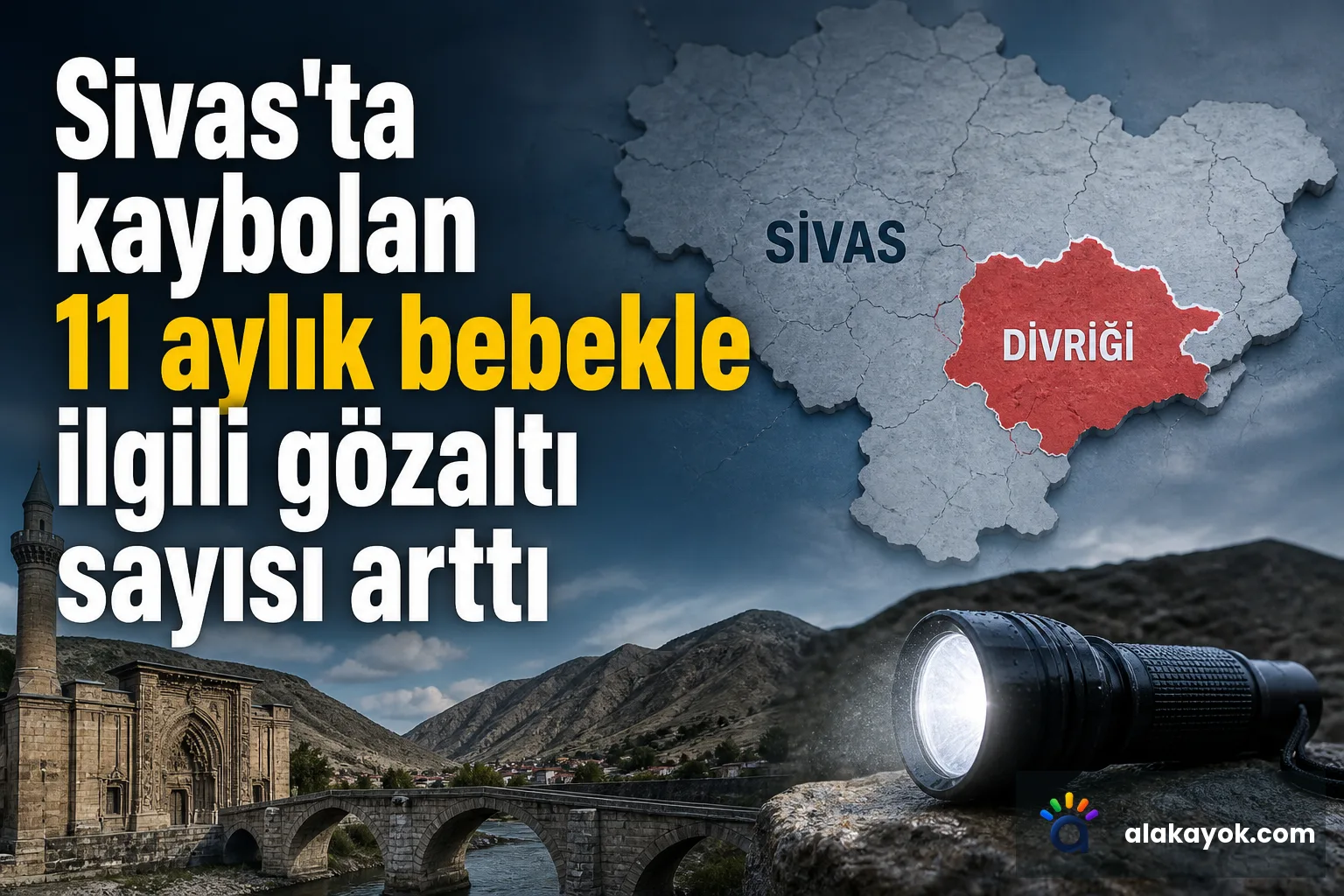 Sivas'ta kaybolan 11 aylık bebekle ilgili gözaltı sayısı arttı