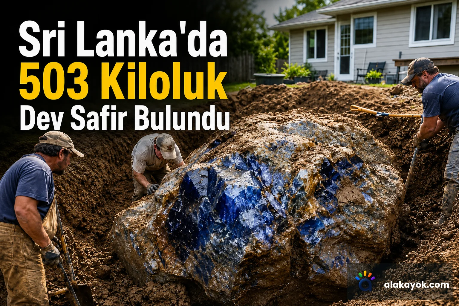 Sri Lanka'da 503 Kiloluk Dev Safir Bulundu