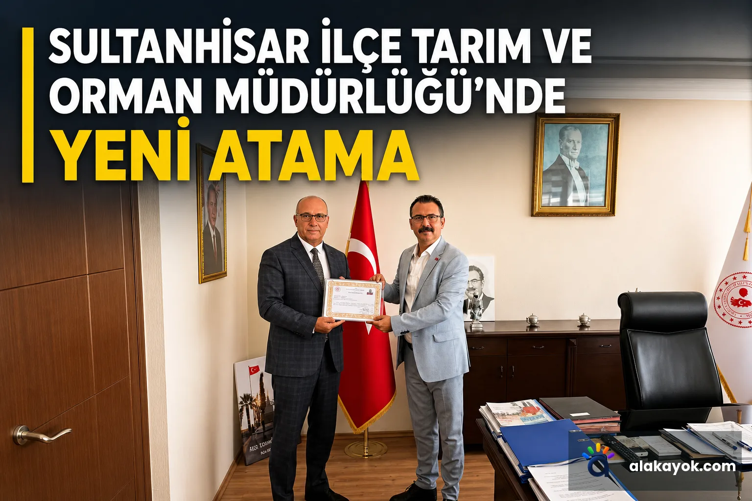 Sultanhisar İlçe Tarım ve Orman Müdürlüğü'nde Yeni Atama