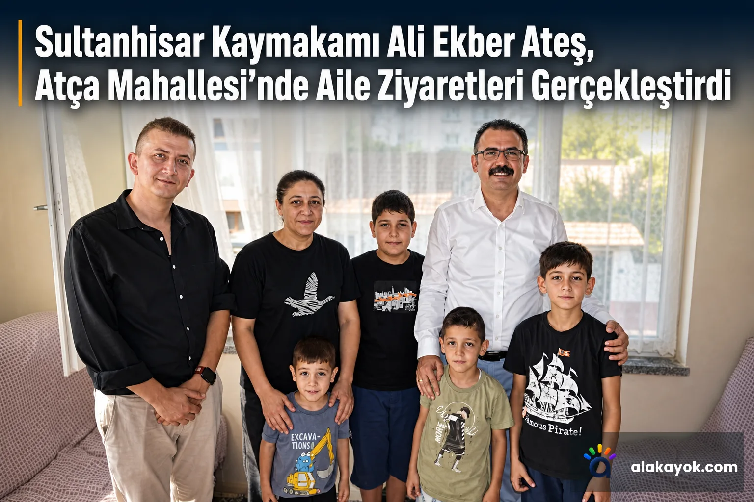 Sultanhisar Kaymakamı Ali Ekber Ateş, Atça Mahallesi'nde Aile Ziyaretleri Gerçekleştirdi