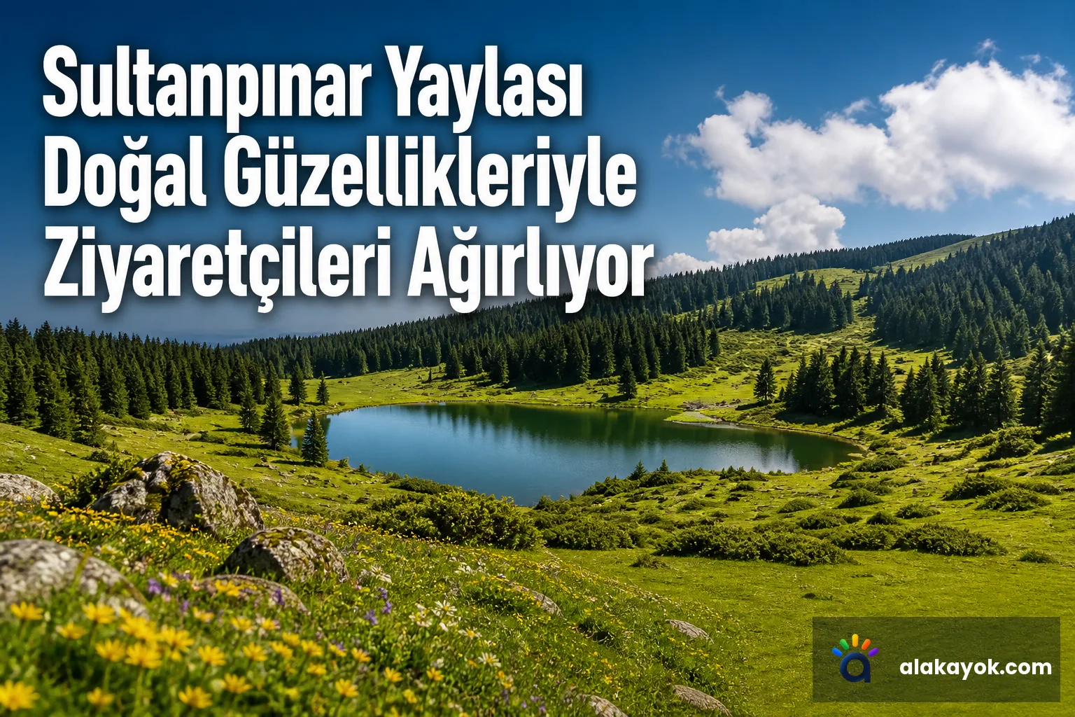 Sultanpınar Yaylası Doğal Güzellikleriyle Ziyaretçileri Ağırlıyor