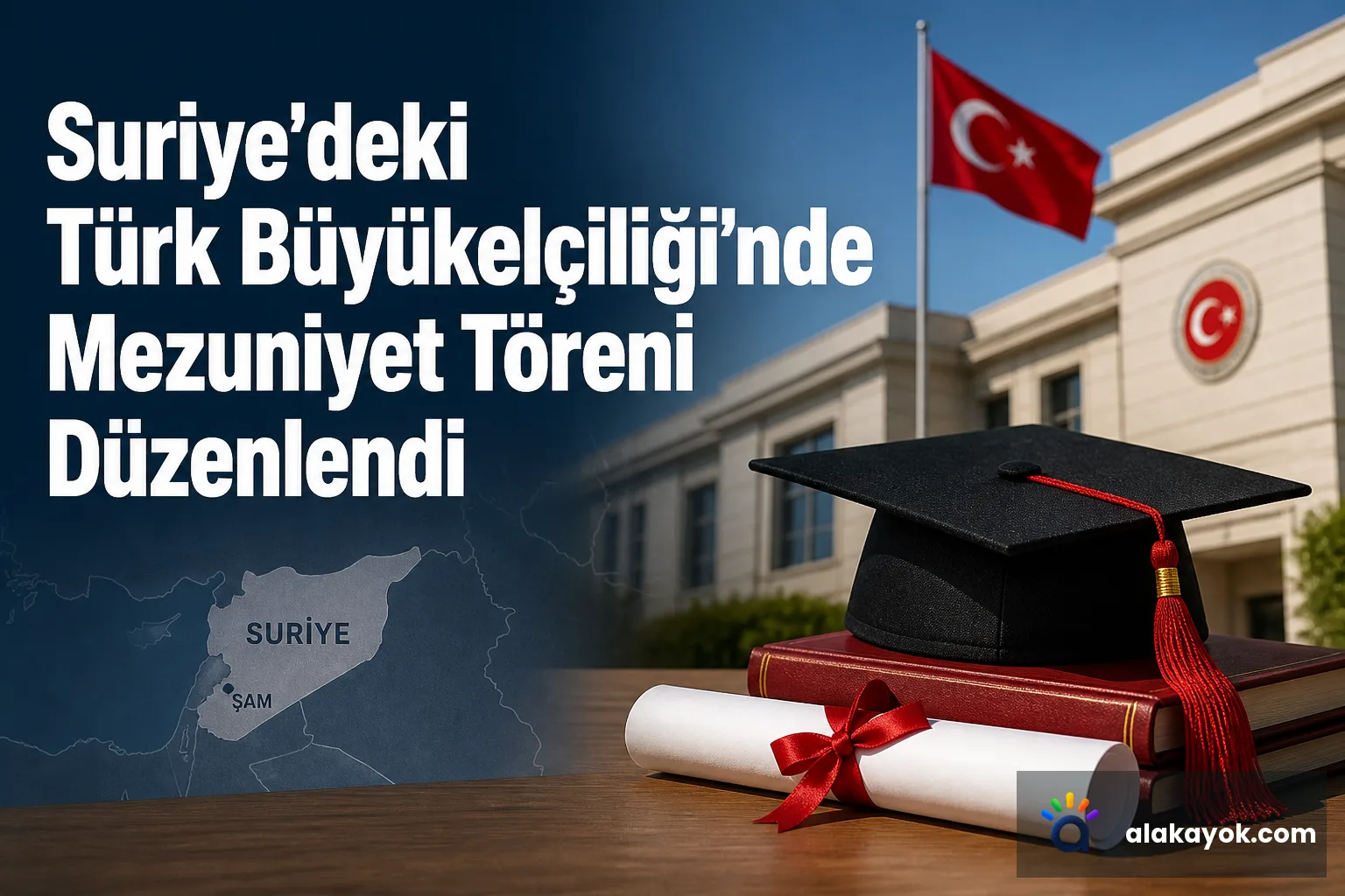 Suriye'deki Türk Büyükelçiliği'nde Mezuniyet Töreni Düzenlendi