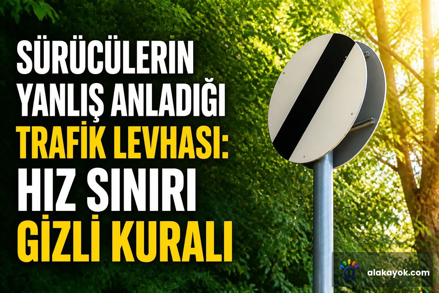 Sürücülerin Yanlış Anladığı Trafik Levhası: Hız Sınırı Gizli Kuralı