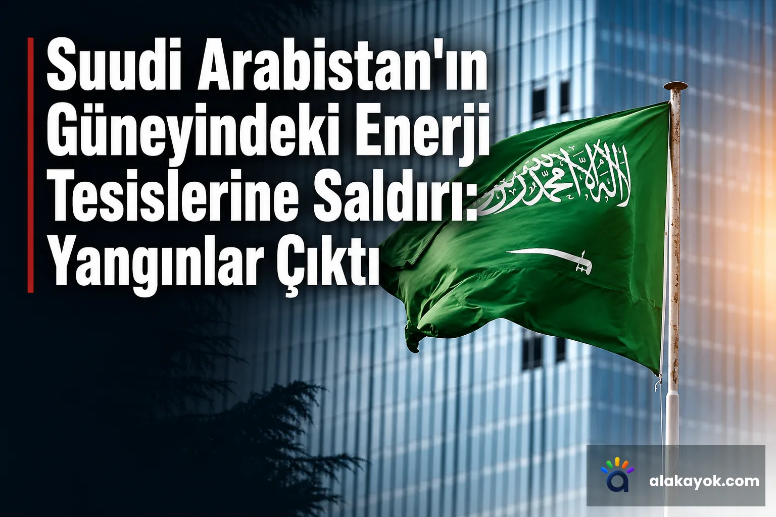 Suudi Arabistan'ın Güneyindeki Enerji Tesislerine Saldırı: Yangınlar Çıktı