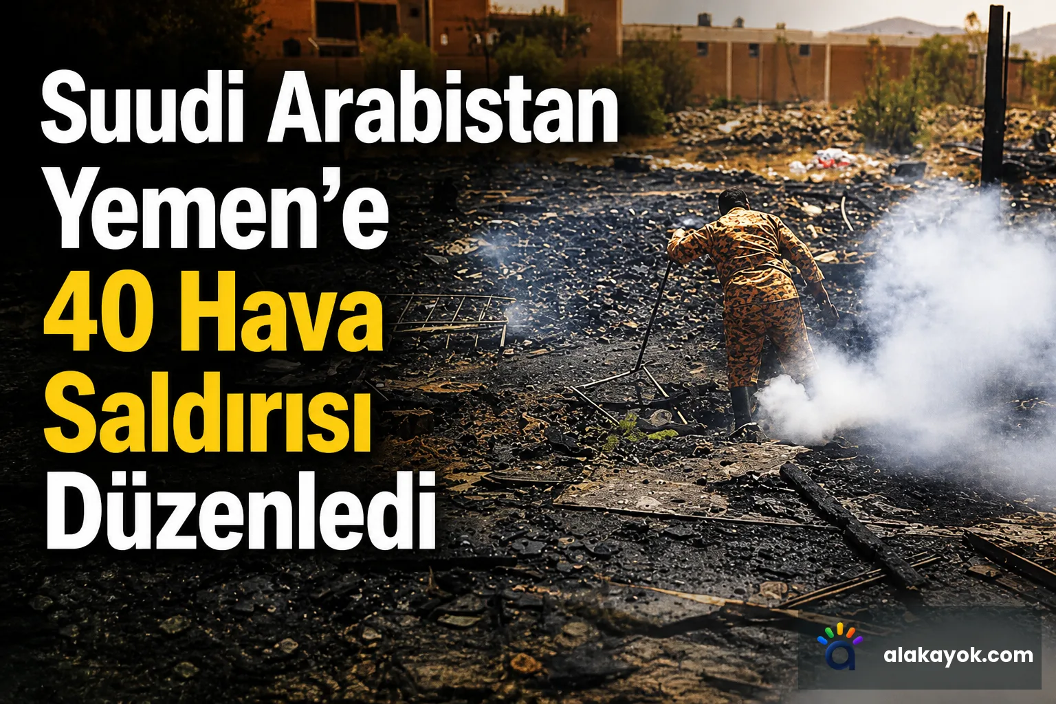 Suudi Arabistan Yemen'e 40 Hava Saldırısı Düzenledi