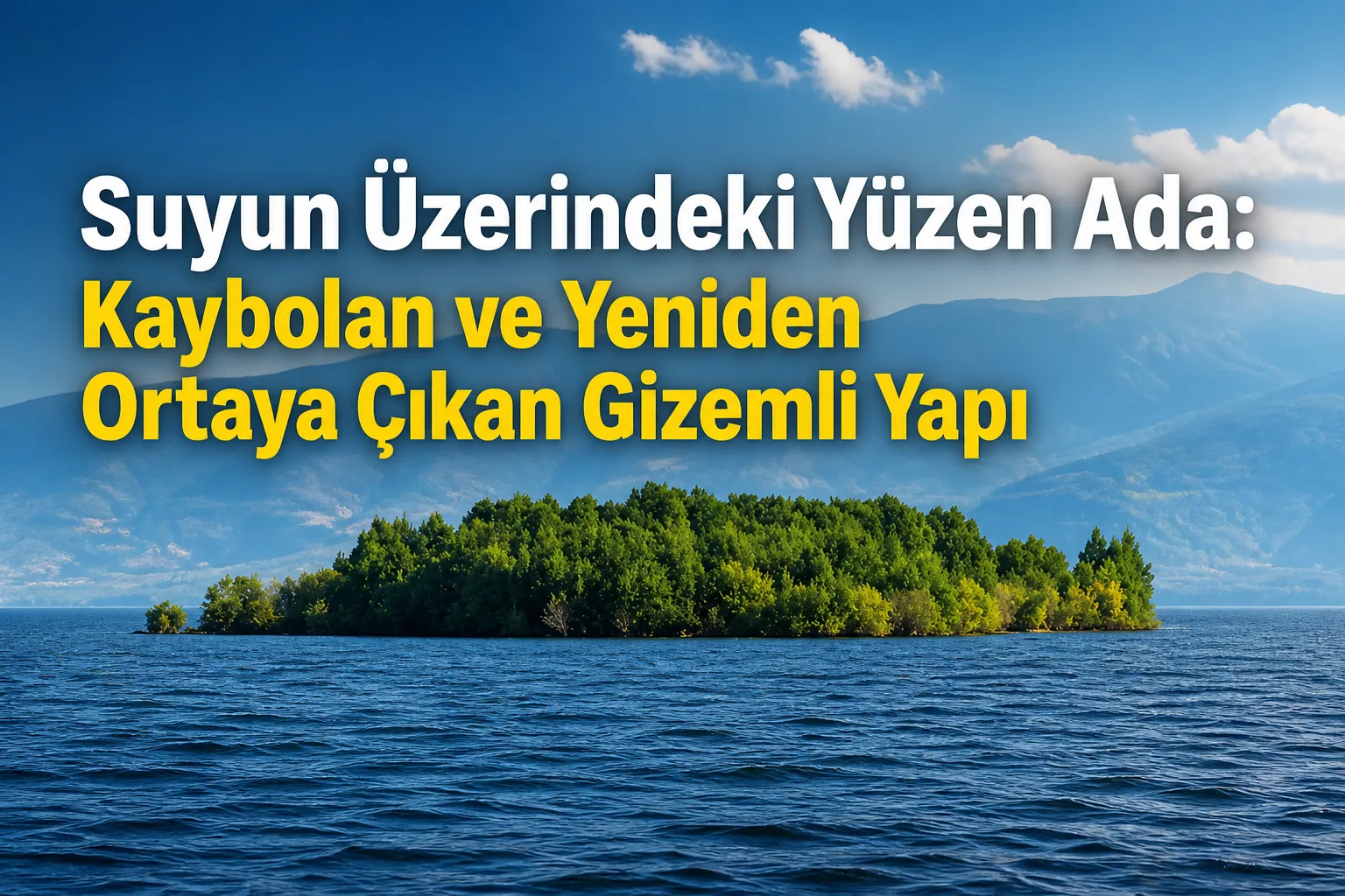 Suyun Üzerindeki Yüzen Ada: Kaybolan ve Yeniden Ortaya Çıkan Gizemli Yapı