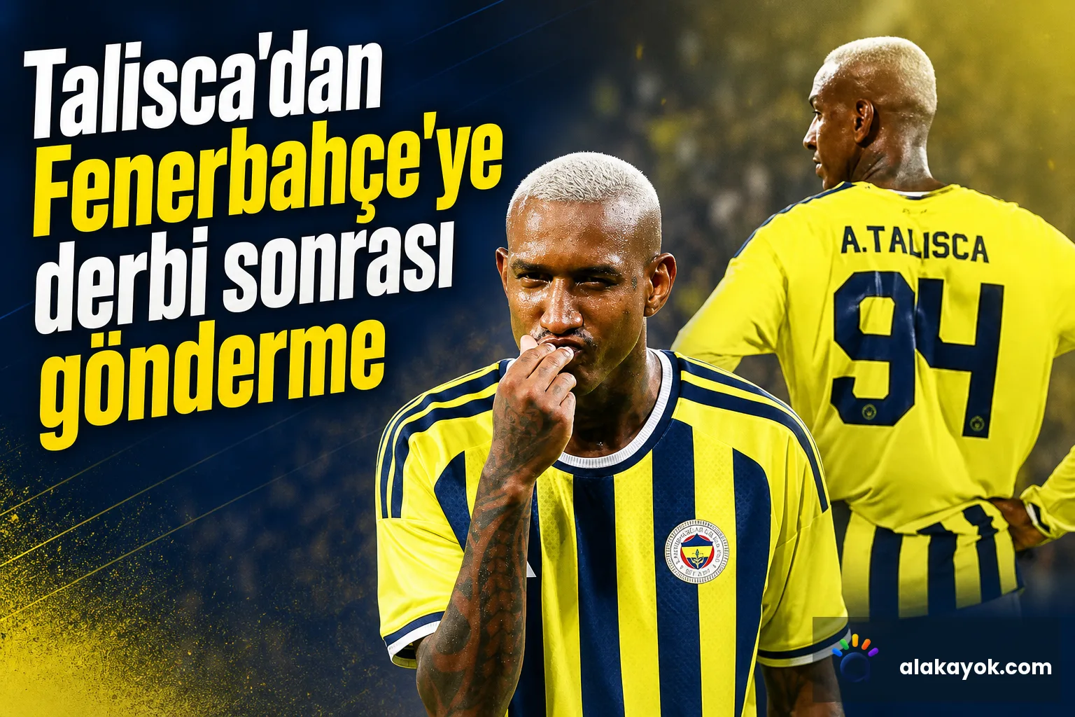 Talisca'dan Fenerbahçe'ye derbi sonrası gönderme
