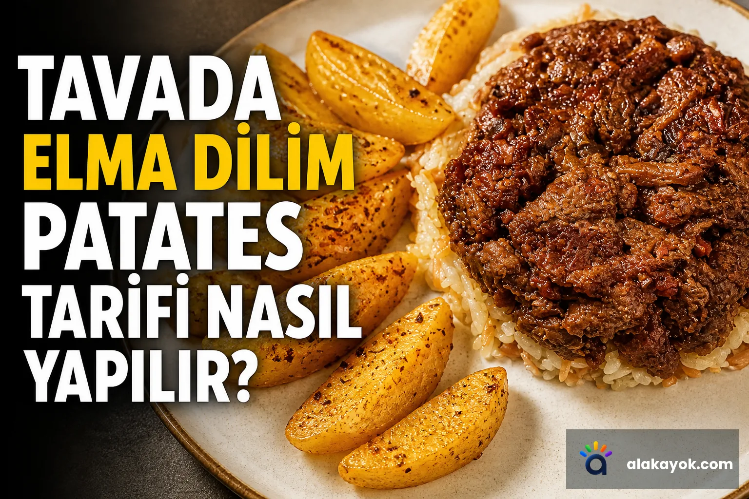 Tavada Elma Dilim Patates Tarifi Nasıl Yapılır?