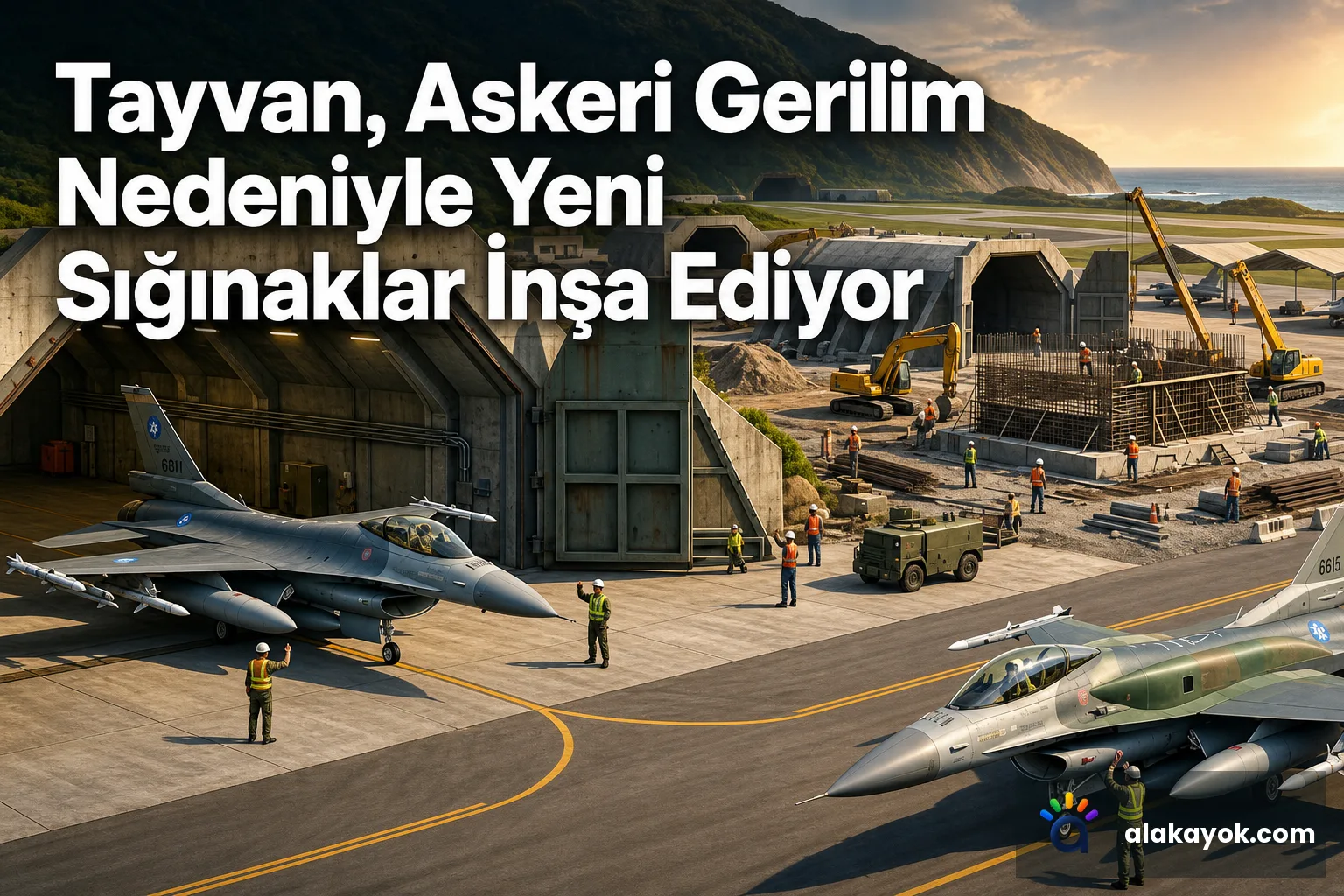 Tayvan, Askeri Gerilim Nedeniyle Yeni Sığınaklar İnşa Ediyor