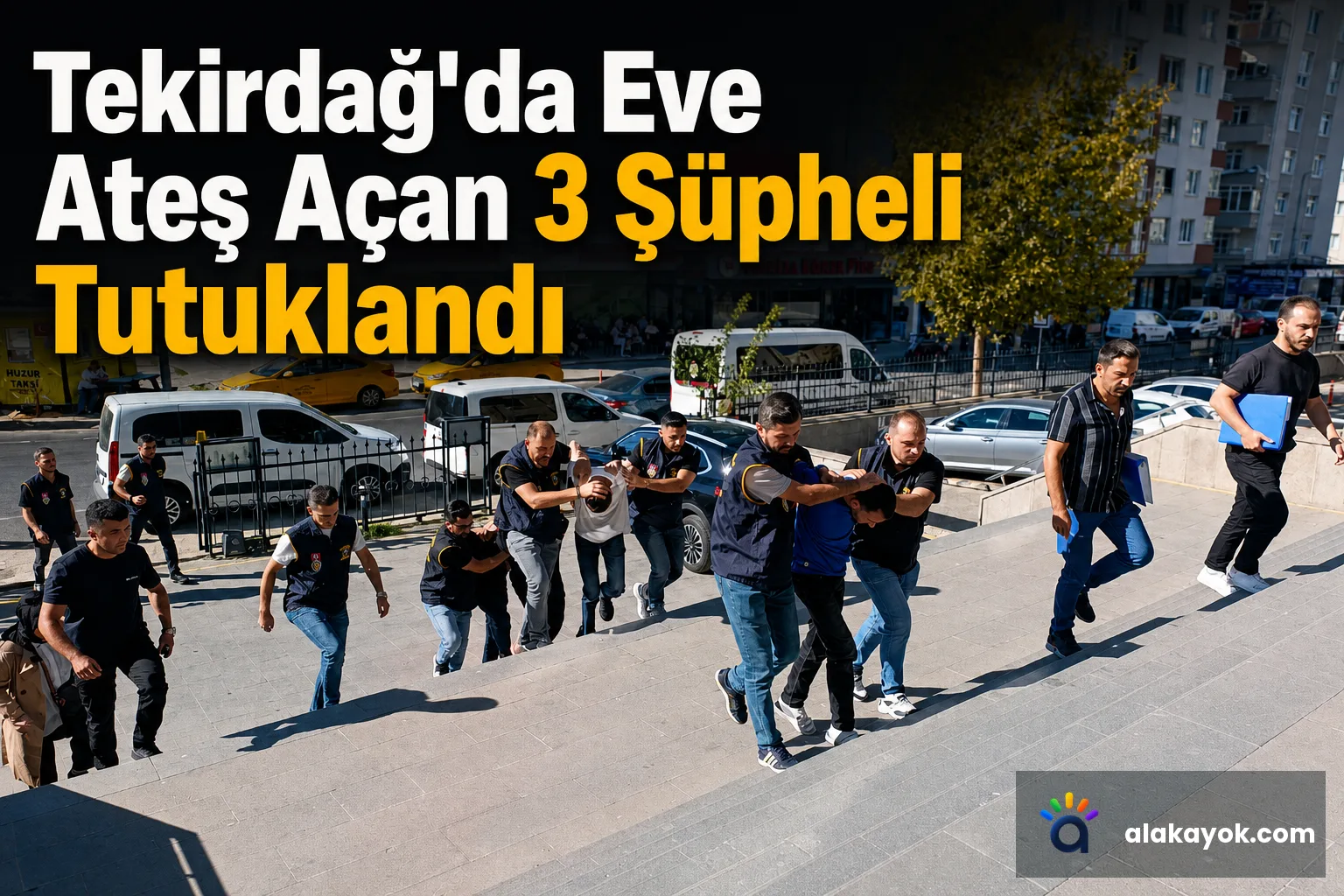 Tekirdağ'da Eve Ateş Açan 3 Şüpheli Tutuklandı