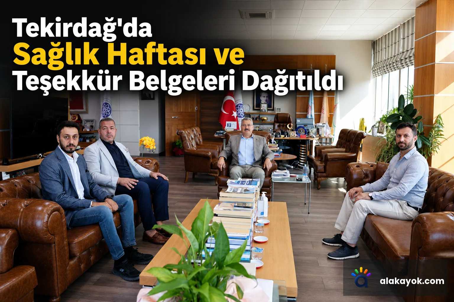 Tekirdağ'da Sağlık Haftası ve Teşekkür Belgeleri Dağıtıldı