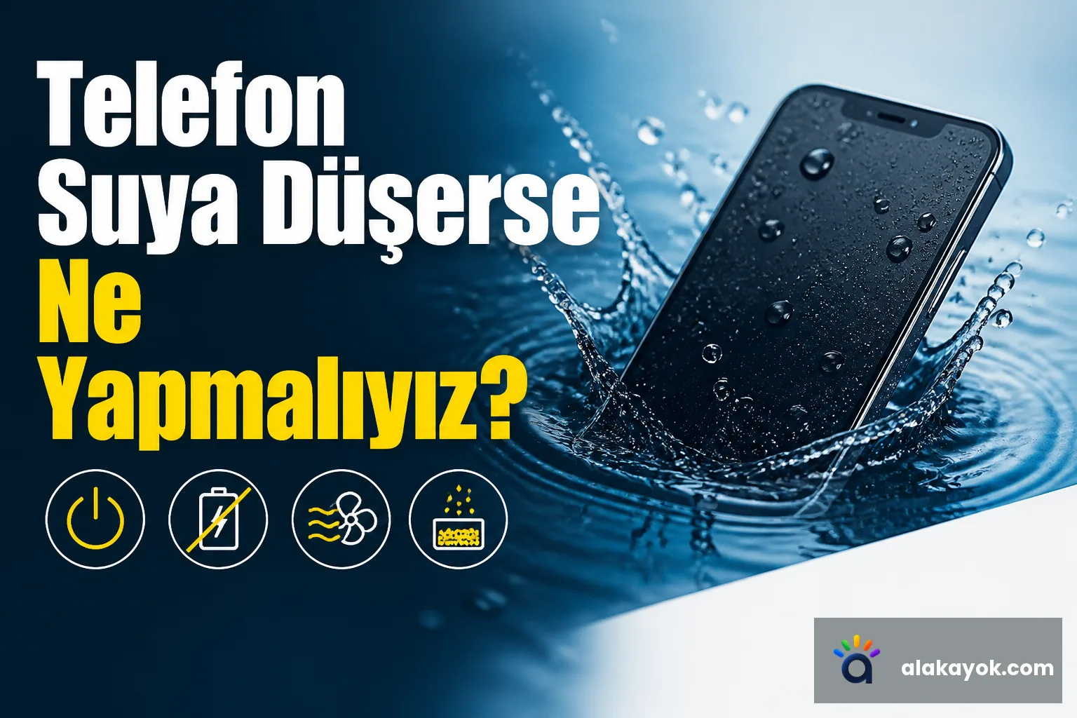 Telefon Suya Düşerse Ne Yapmalıyız?
