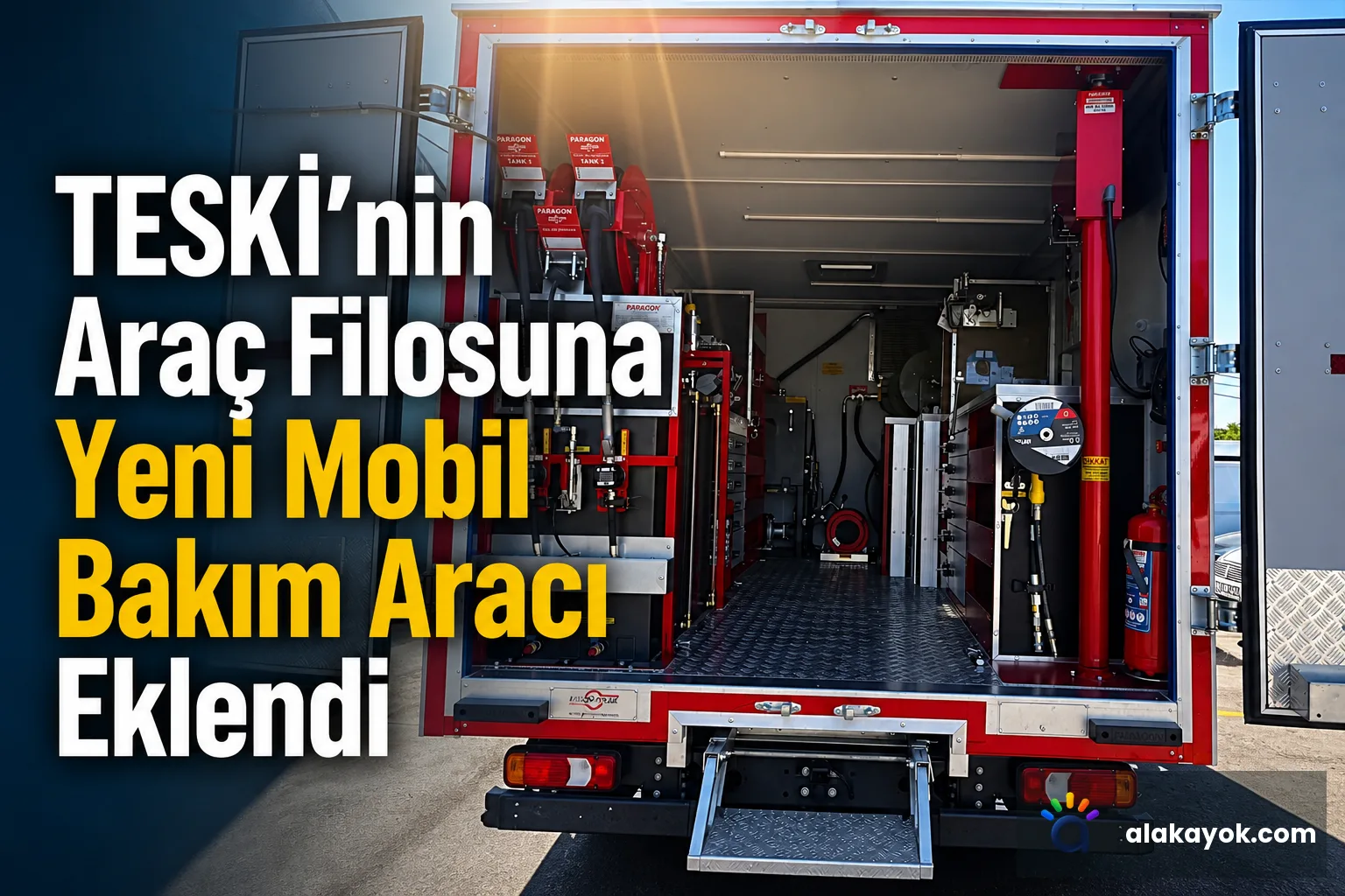 TESKİ'nin Araç Filosuna Yeni Mobil Bakım Aracı Eklendi