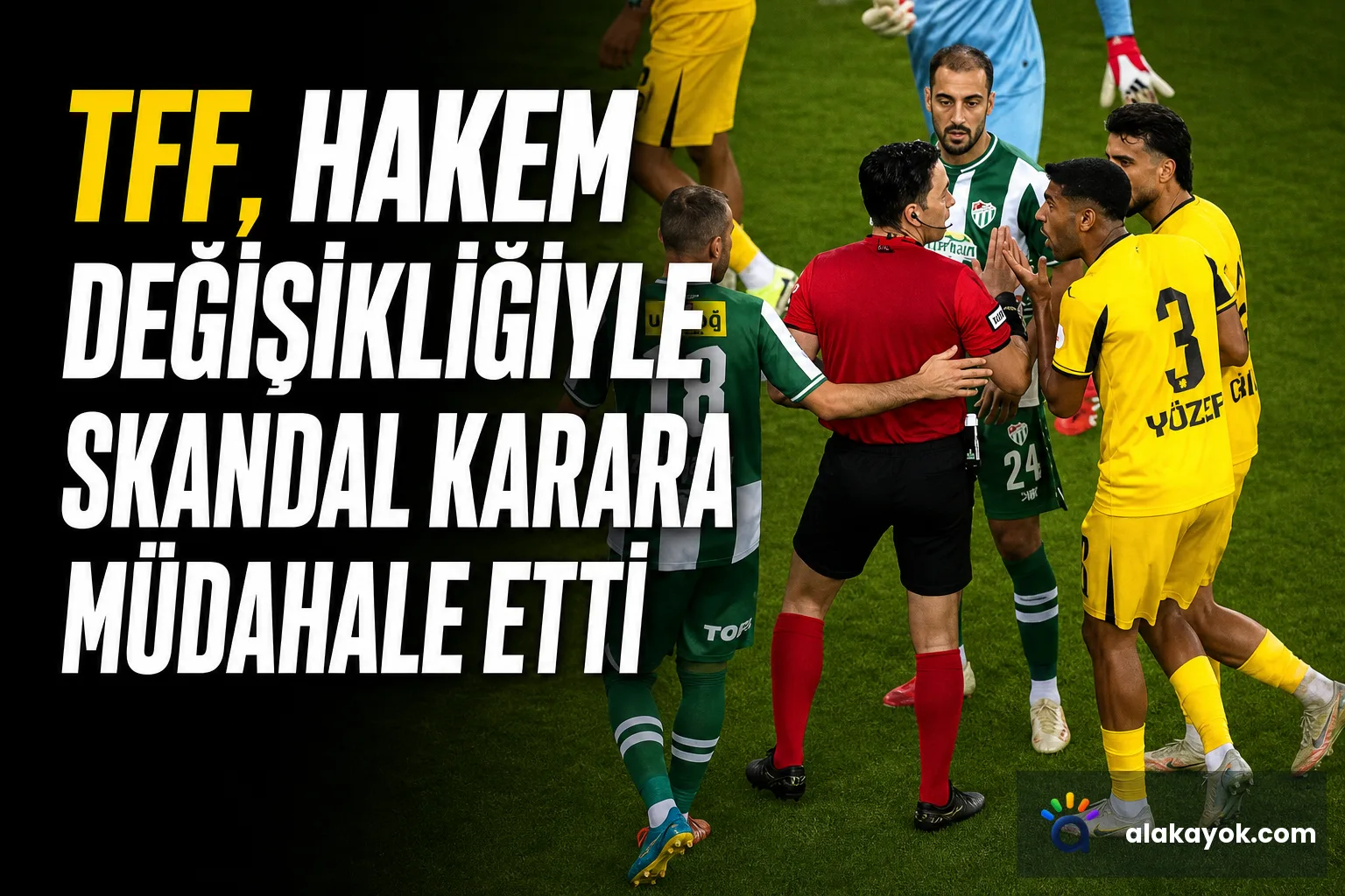TFF, hakem değişikliğiyle skandal karara müdahale etti