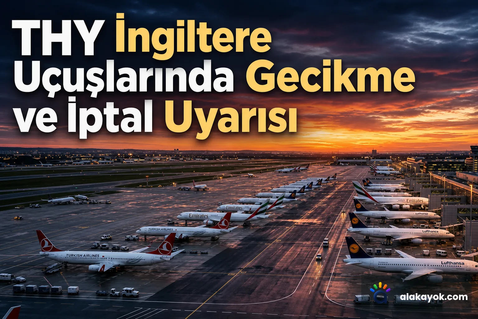 THY İngiltere Uçuşlarında Gecikme ve İptal Uyarısı