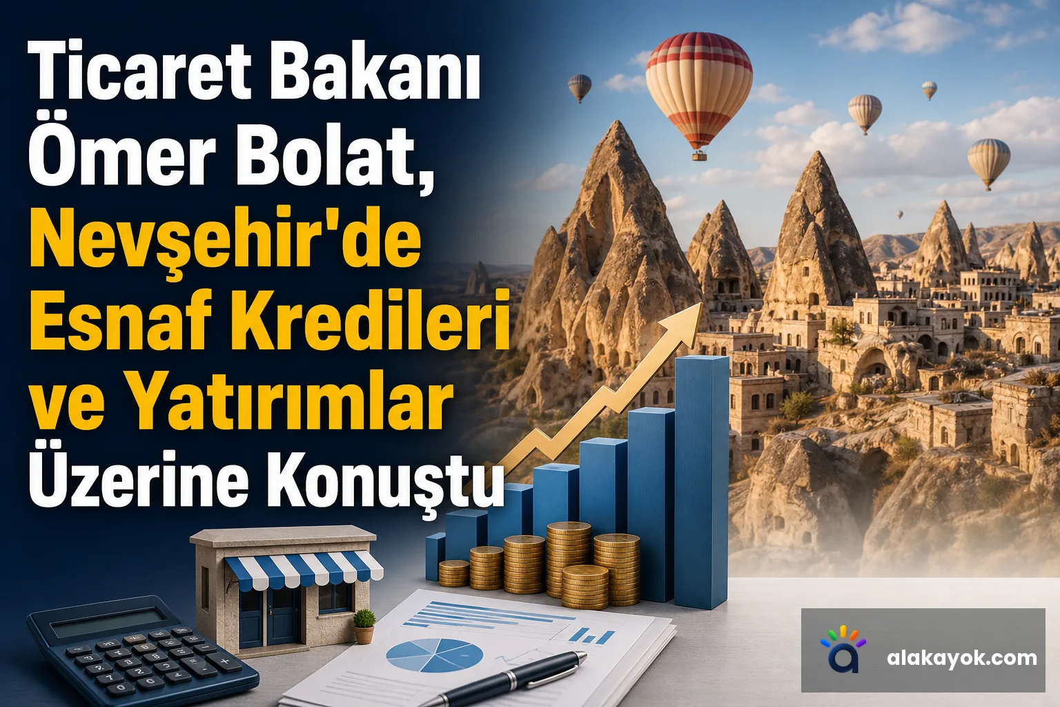 Ticaret Bakanı Ömer Bolat, Nevşehir'de Esnaf Kredileri ve Yatırımlar Üzerine Konuştu