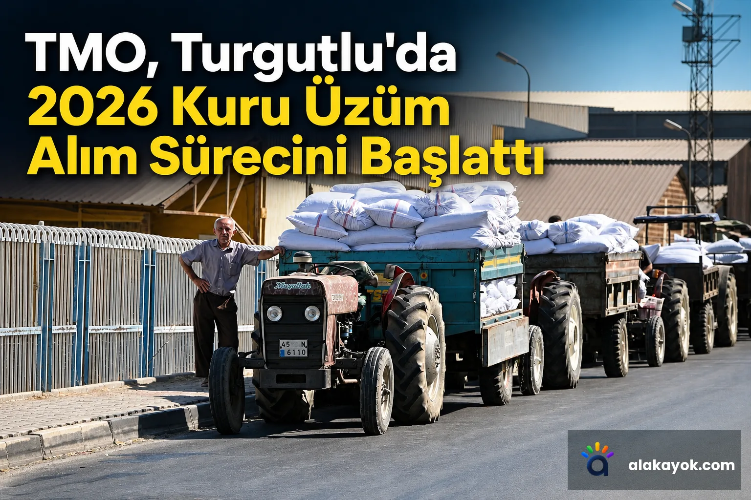 TMO, Turgutlu'da 2026 Kuru Üzüm Alım Sürecini Başlattı