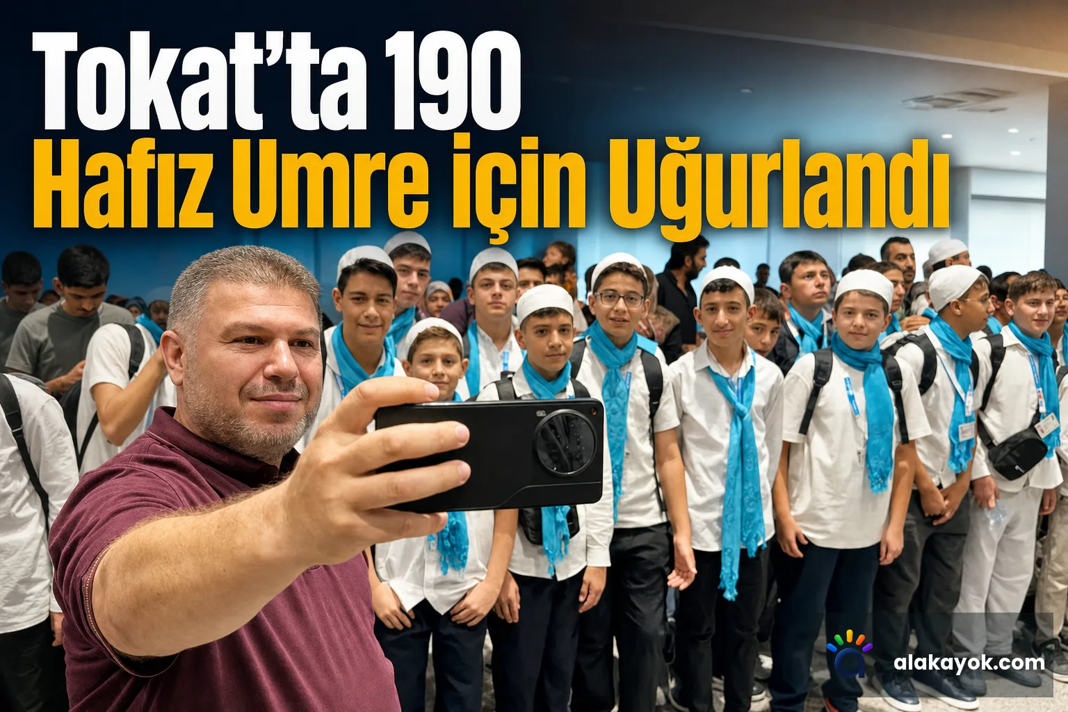 Tokat'ta 190 Hafız Umre İçin Uğurlandı