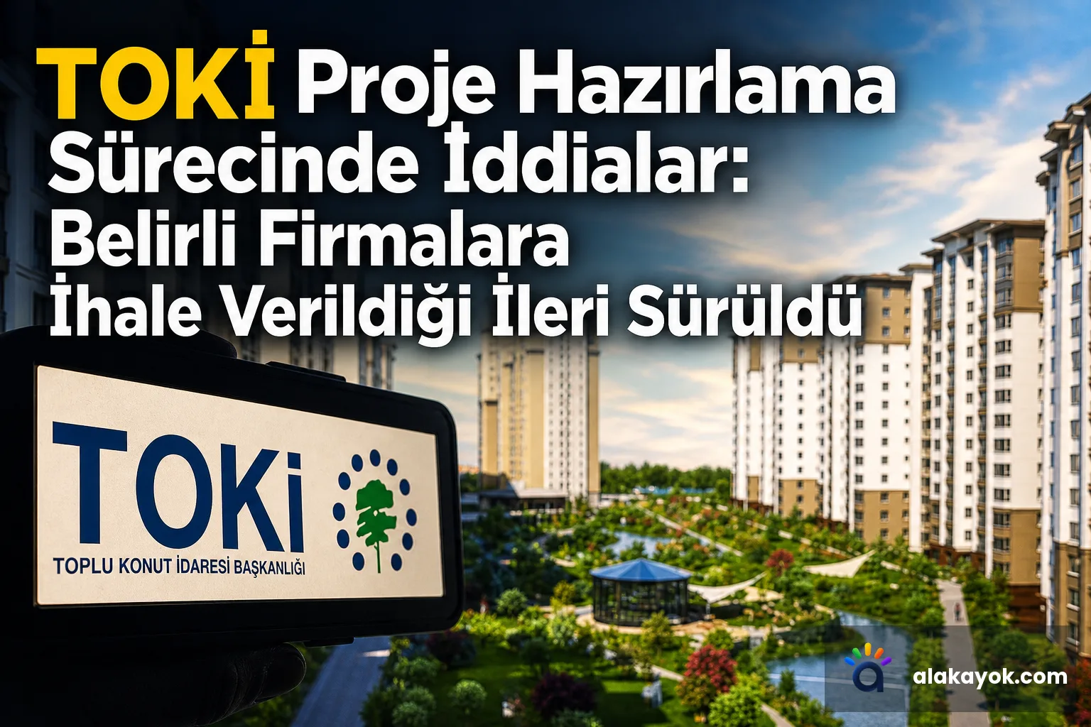 TOKİ Proje Hazırlama Sürecinde İddialar: Belirli Firmalara İhale Verildiği İleri Sürüldü