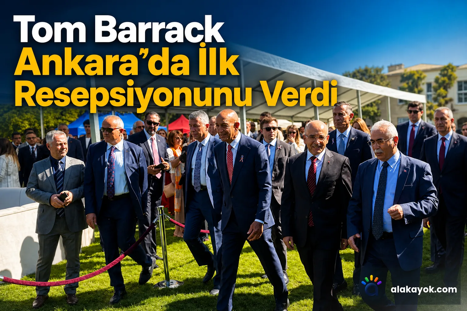 Tom Barrack Ankara'da İlk Resepsiyonunu Verdi