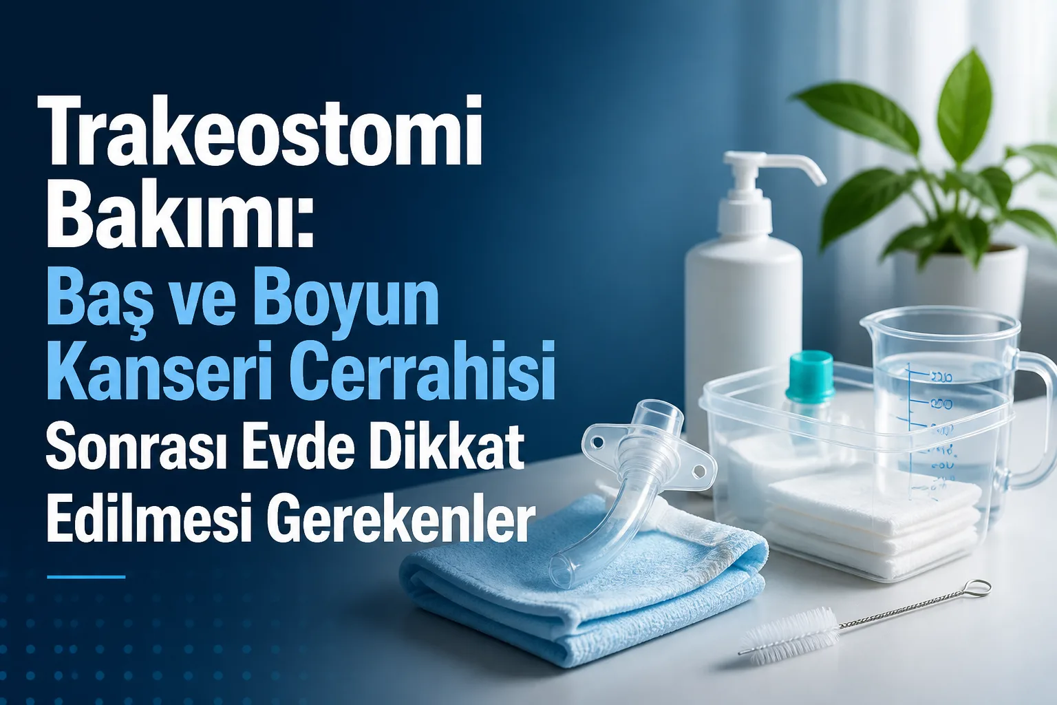 Trakeostomi Bakımı: Baş ve Boyun Kanseri Cerrahisi Sonrası Evde Dikkat Edilmesi Gerekenler