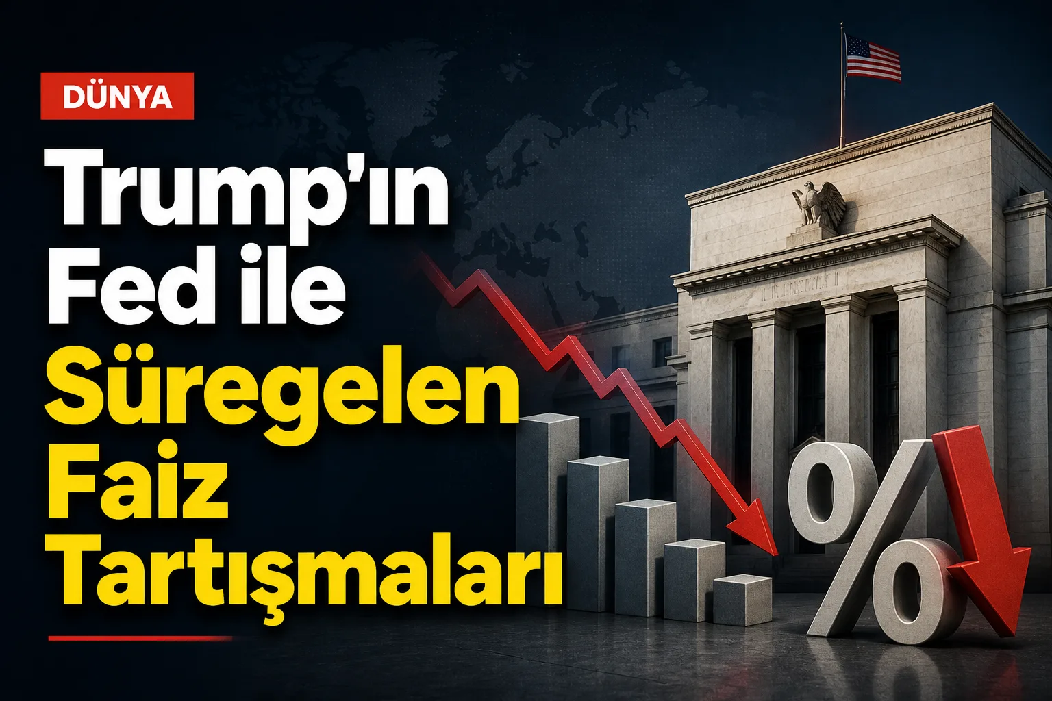 Trump'ın Fed ile Süregelen Faiz Tartışmaları