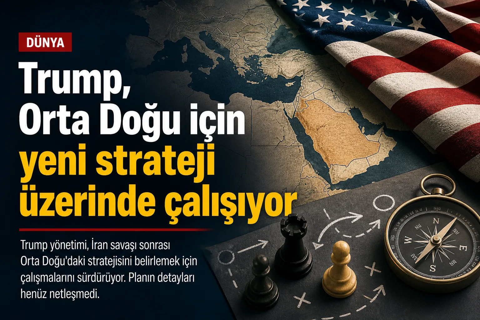 Trump, Orta Doğu için yeni strateji üzerinde çalışıyor