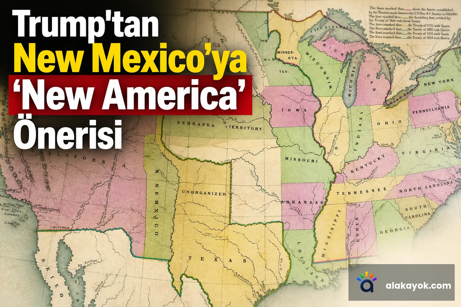 Trump'tan New Mexico'ya 'New America' Önerisi