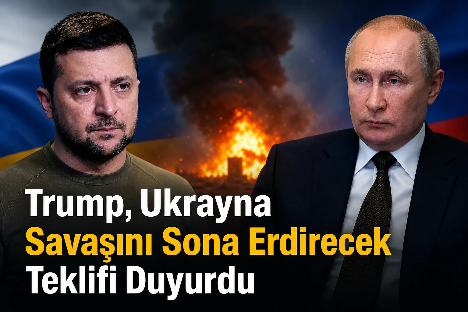 Trump, Ukrayna Savaşını Sona Erdirecek Teklifi Duyurdu