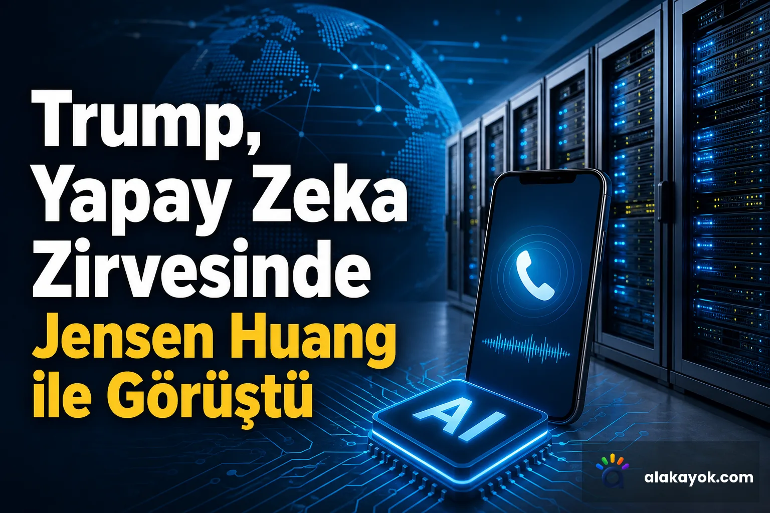 Trump, Yapay Zeka Zirvesinde Jensen Huang ile Görüştü