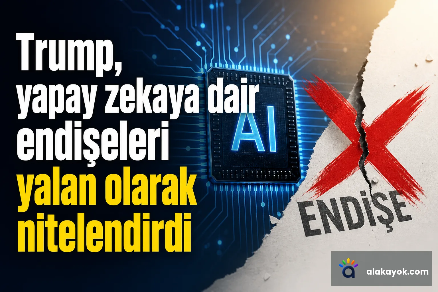 Trump, yapay zekaya dair endişeleri yalan olarak nitelendirdi