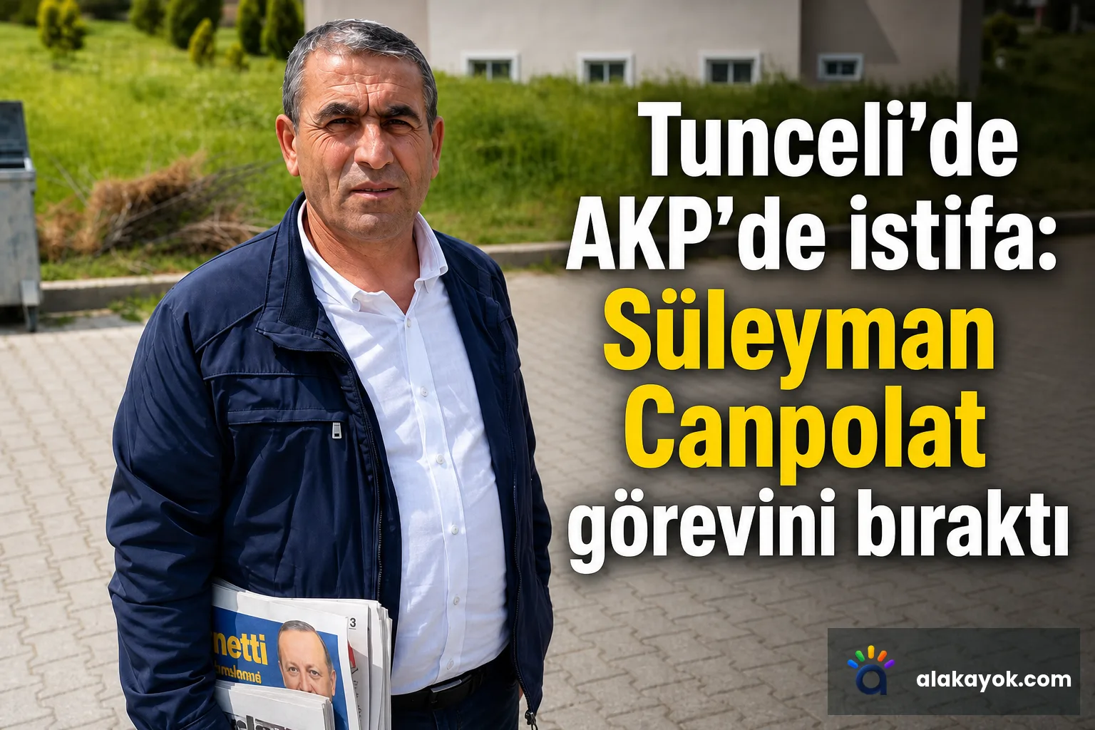 Tunceli'de AKP'de istifa: Süleyman Canpolat görevini bıraktı