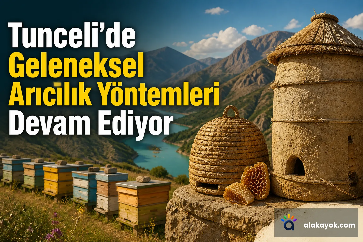 Tunceli'de Geleneksel Arıcılık Yöntemleri Devam Ediyor