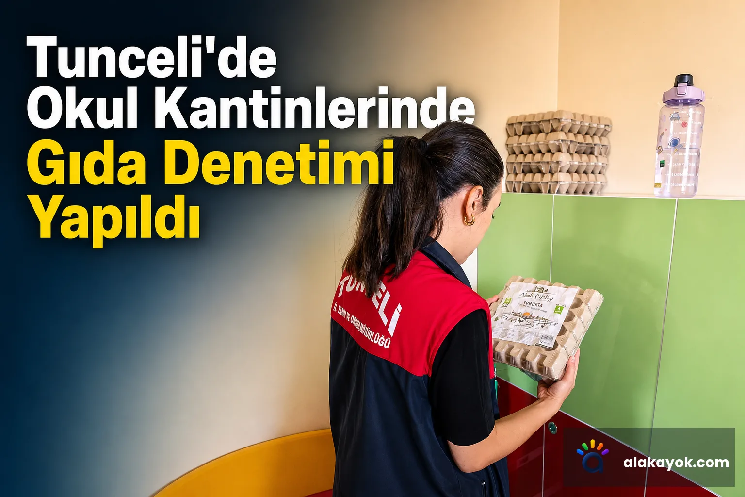 Tunceli'de Okul Kantinlerinde Gıda Denetimi Yapıldı
