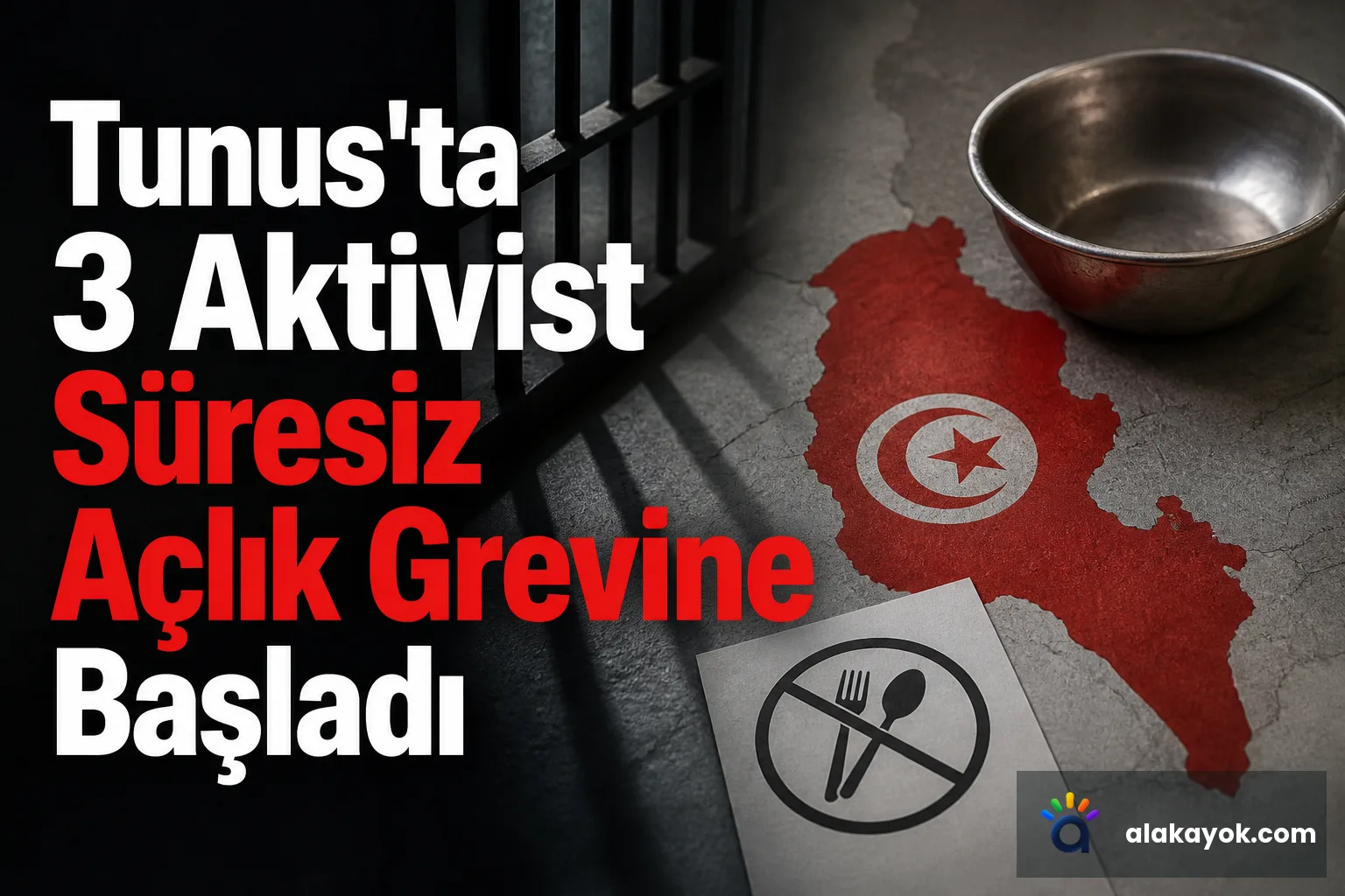 Tunus'ta 3 Aktivist Süresiz Açlık Grevine Başladı