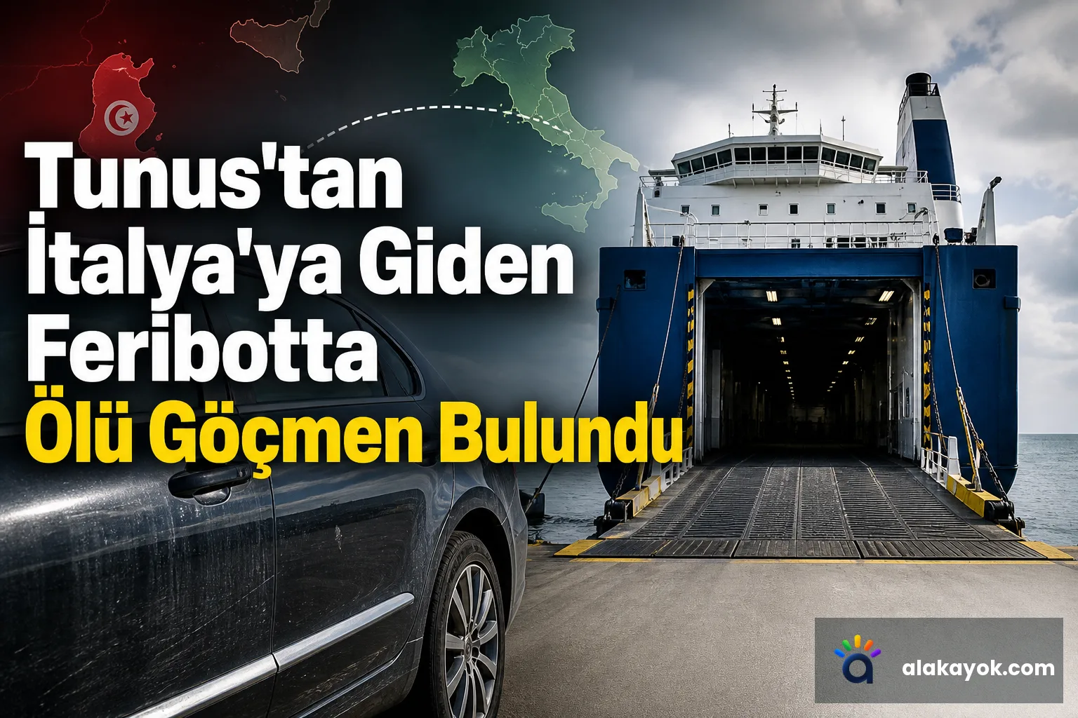 Tunus'tan İtalya'ya Giden Feribotta Ölü Göçmen Bulundu