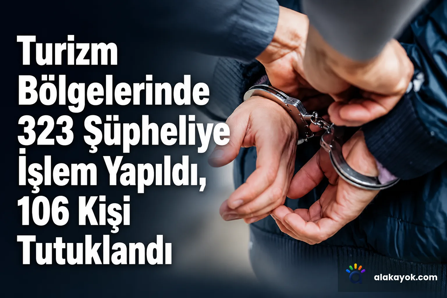 Turizm Bölgelerinde 323 Şüpheliye İşlem Yapıldı, 106 Kişi Tutuklandı