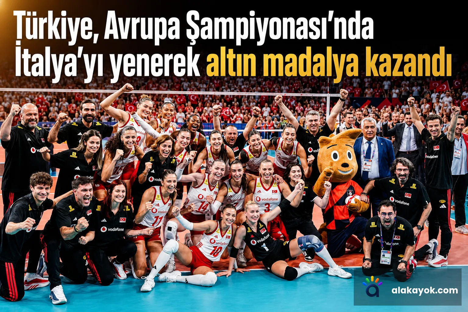Türkiye, Avrupa Şampiyonası'nda İtalya'yı yenerek altın madalya kazandı