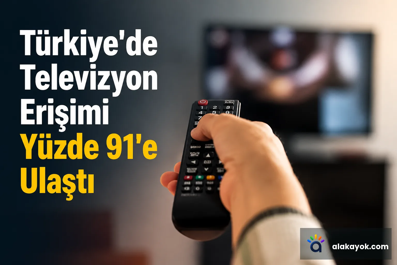 Türkiye'de Televizyon Erişimi Yüzde 91'e Ulaştı
