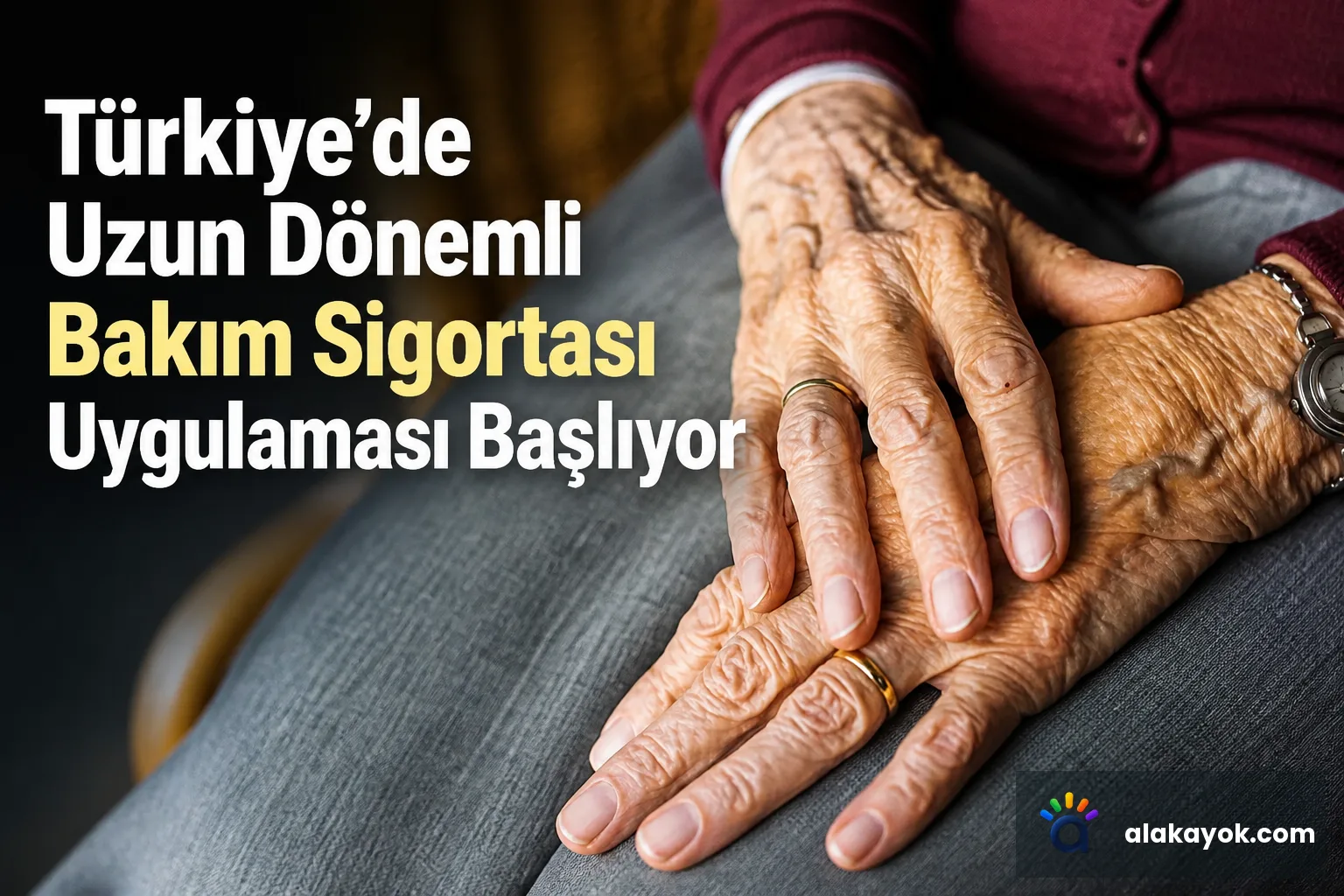 Türkiye'de Uzun Dönemli Bakım Sigortası Uygulaması Başlıyor