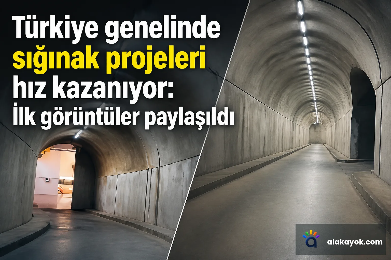 Türkiye genelinde sığınak projeleri hız kazanıyor: İlk görüntüler paylaşıldı