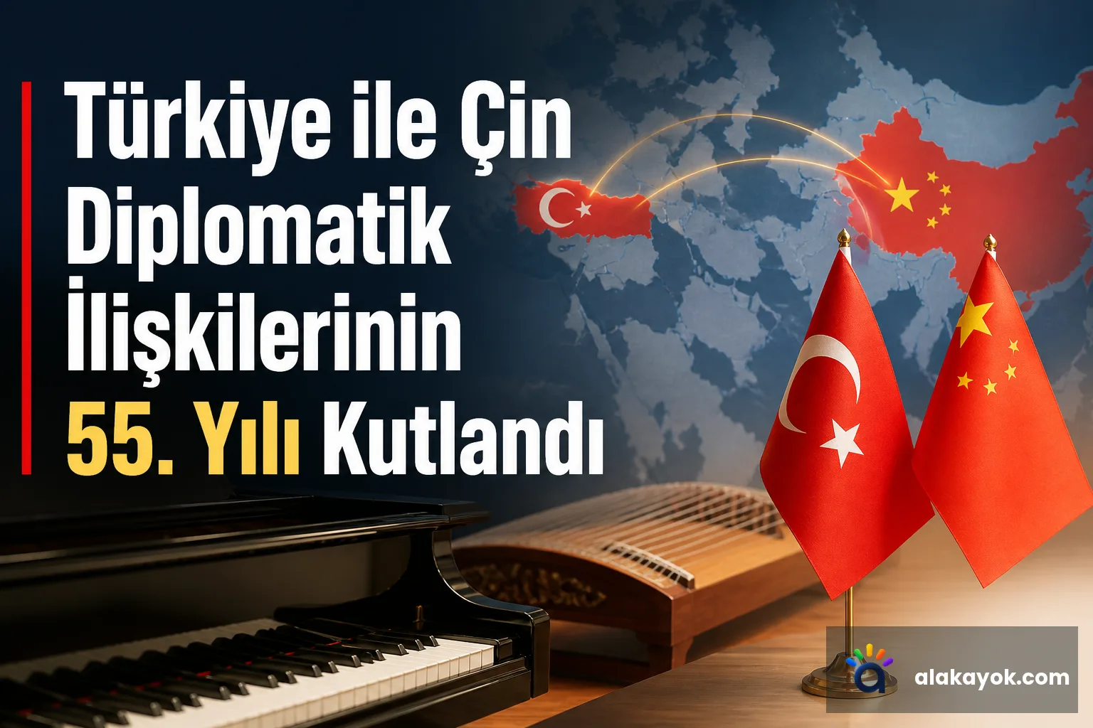 Türkiye ile Çin Diplomatik İlişkilerinin 55. Yılı Kutlandı