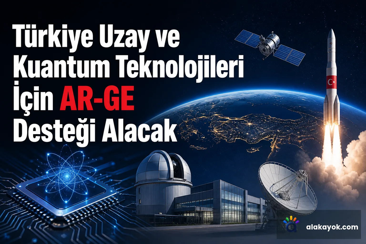 Türkiye Uzay ve Kuantum Teknolojileri İçin AR-GE Desteği Alacak
