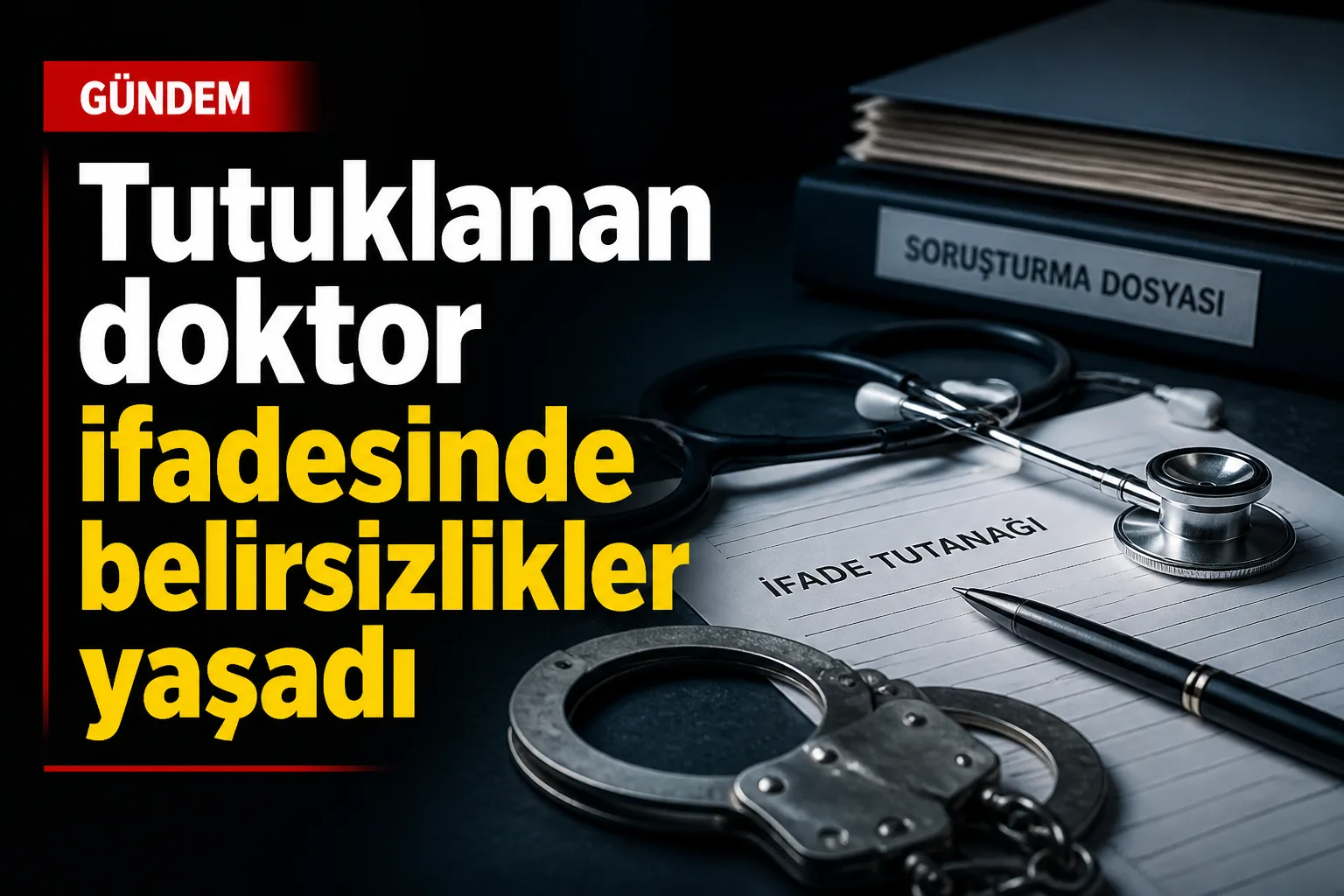 Tutuklanan doktor ifadesinde belirsizlikler yaşadı