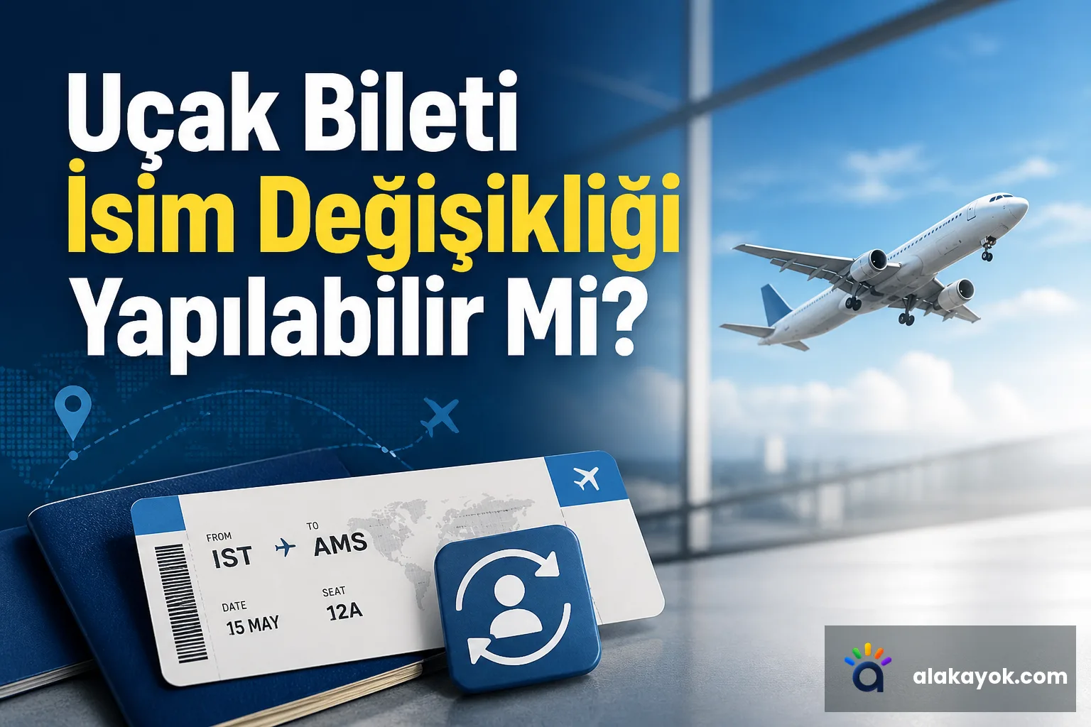 Uçak Bileti İsim Değişikliği Yapılabilir Mi?