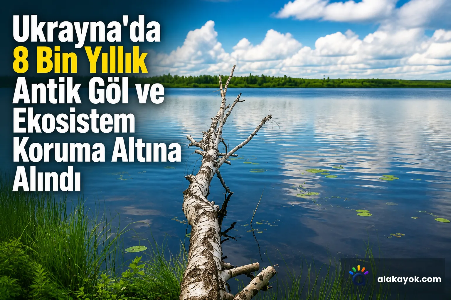 Ukrayna'da 8 Bin Yıllık Antik Göl ve Ekosistem Koruma Altına Alındı